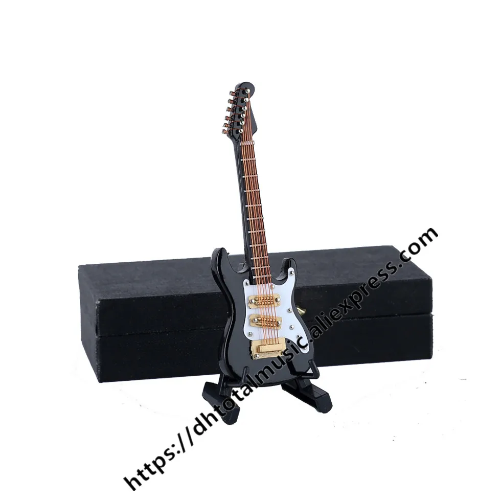 Guitar I-10cm Мини гитара Миниатюрная модель Электрогитара B модель миниатюрная деревянная мини музыкальный инструмент коллекция моделей - Цвет: Guitar I-10cm