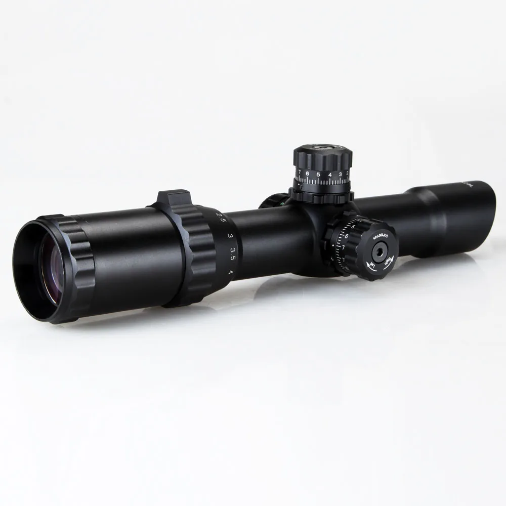 Marcool 1-4X28 RGB Mil-точка Air мягкие орудия тактический прицел Refle видеодатчик с