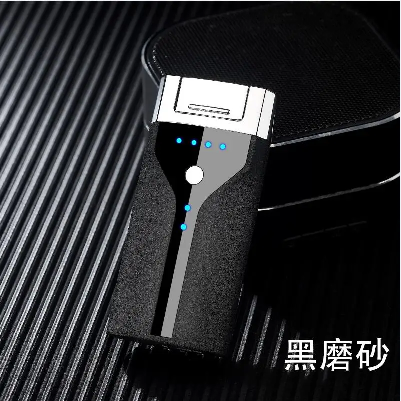 Электрический прикуриватель Usb зарядка сенсорный двойной для Плазменно-дуговой импульсный Мощный светодиодный дисплей прикуриватель