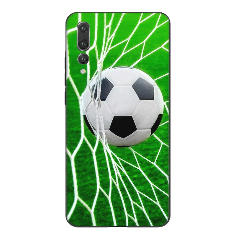 Desxz силиконовый чехол для мобильного телефона футбольный мяч Huawei Y5 Y6 Y7 Y9 Prime Mate 10