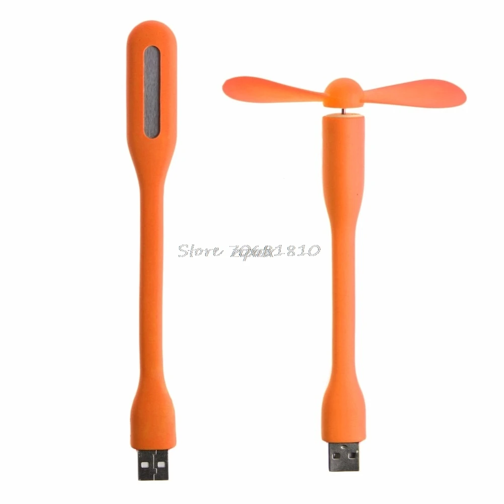 Гибкий USB вентилятор USB светодиодный светильник лампа для ноутбука ноутбук PC power Bank и Прямая поставка