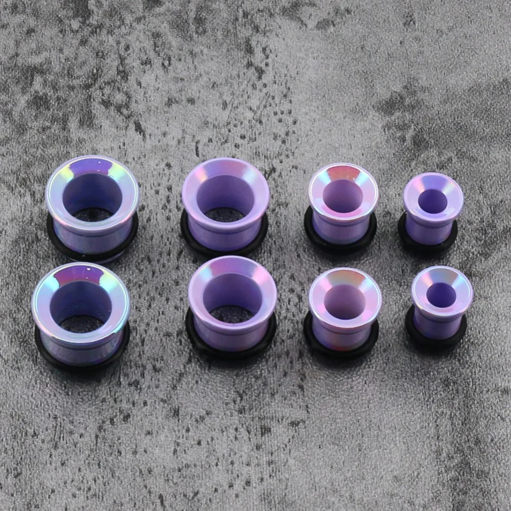 Боди Панк 1 пара тоннели для пирсинга тоннель с шипами расширитель для ушей Калибр растягиватели Украшения для тела для женщин мужчин 5 мм-19 мм