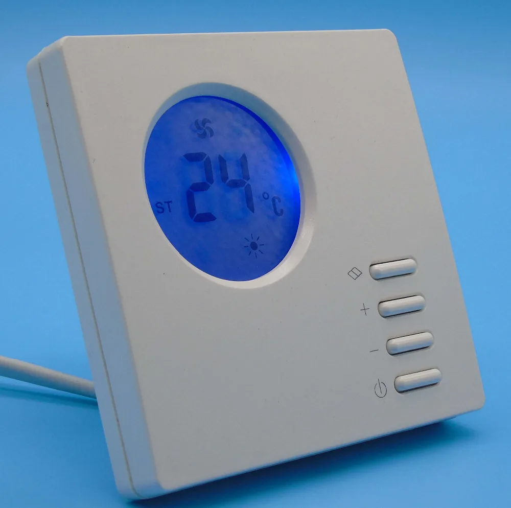 2 3 линейные клапаны трубы скорости вентилятор комнатный термостат с калибровкой