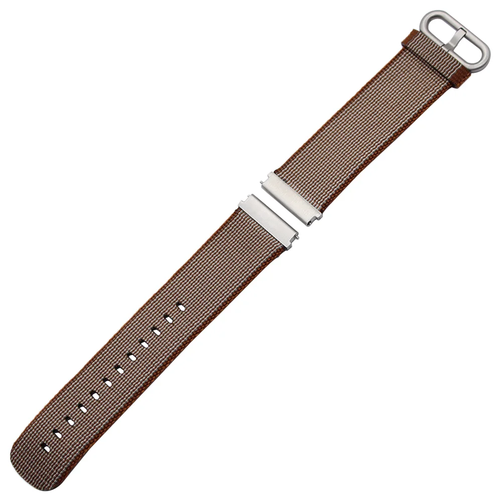 Ремешок нейлоновый для часов Tissot T035 Longines Mido Luminox быстросъемный браслет с пряжкой