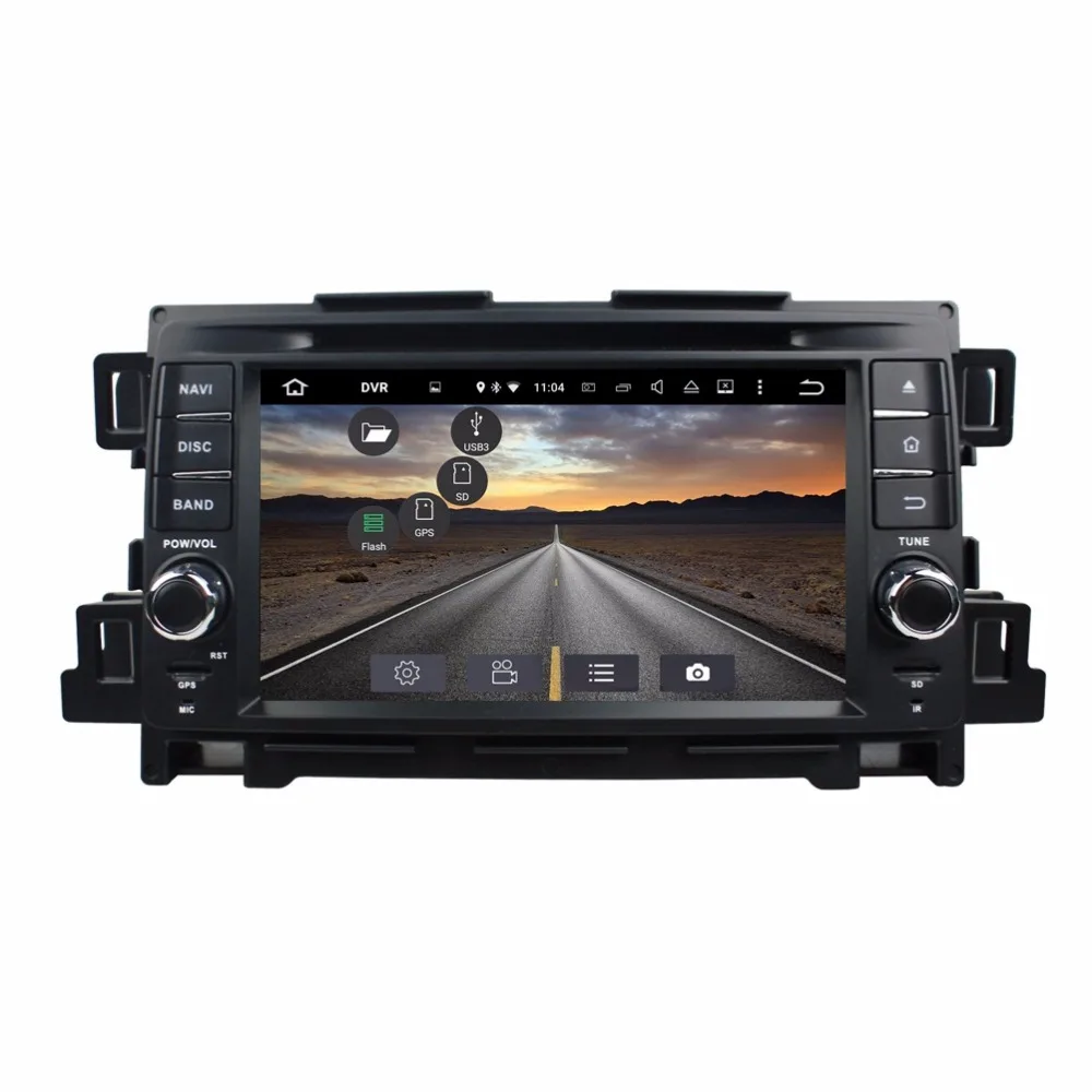 Автомагнитола с восьмиядерным процессором 7 дюймовым дисплеем 8 ядер Android 9 0 GPS