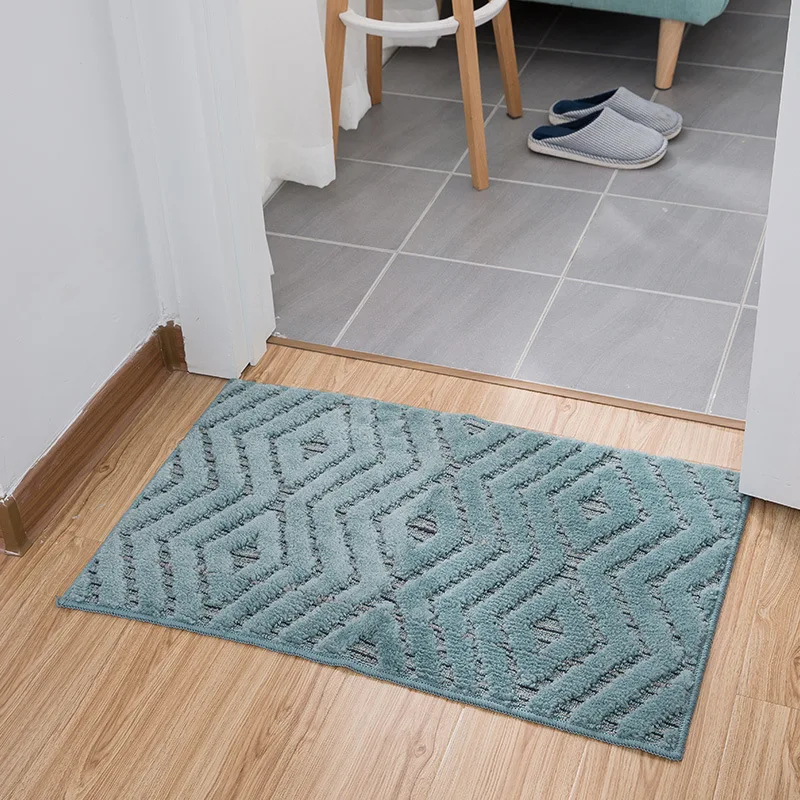 Zeegle твердый Коврик для пола, противоскользящий ковер для гостиной, прикроватные Коврики для спальни, коврик для ног, Впитывающий Коврик для кухни, коврик для ванной комнаты