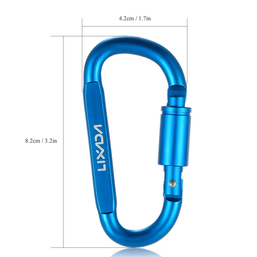 # Lixada карабин из алюминиевого сплава для скалолазания d-образное кольцо винт