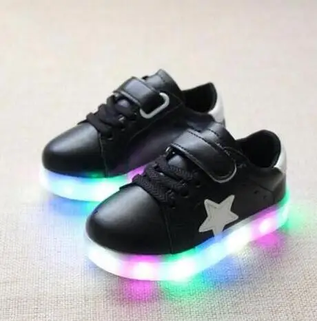 New children shoes with light 2016 autumn baby boys girls LED chaussure enfant kids fashion breathable sneakers | Детская одежда и