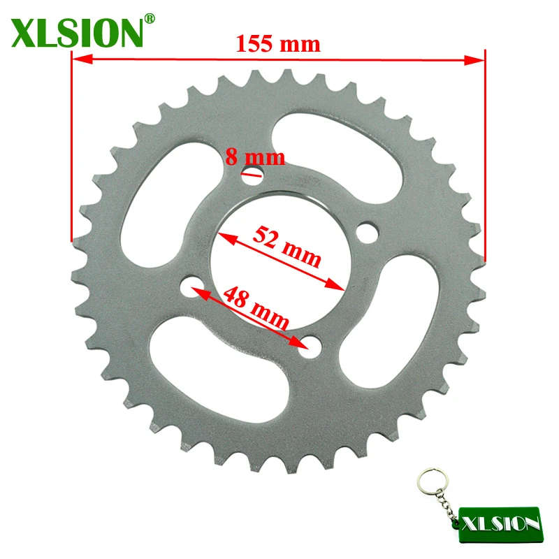 XLSION 420 37T 52mm Rear Chain Sprocket For Chinese ATV Quad Pit Dirt Bike Motorcycle Motocross | Автомобили и мотоциклы