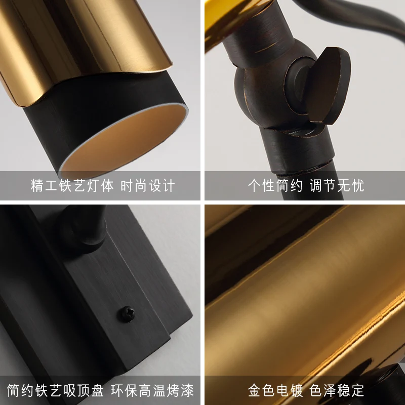 Retro Loft Edison Wall Lamp Bedroom Lights For Home Up Down Rustic Industrial Sconce lamparas de pared | Освещение