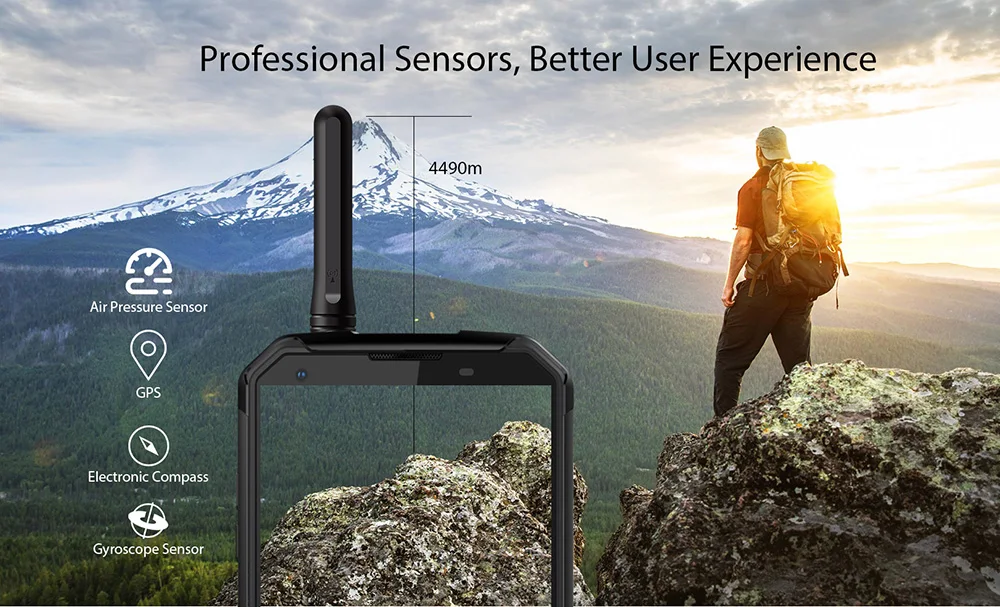 Смартфон Blackview BV9500 Pro 4G 5,7 дюймов Android 8,1 MT6763T Восьмиядерный 2,5 ГГц 6 ГБ 128 ГБ 13.0MP камера отпечатков пальцев 10000 мАч