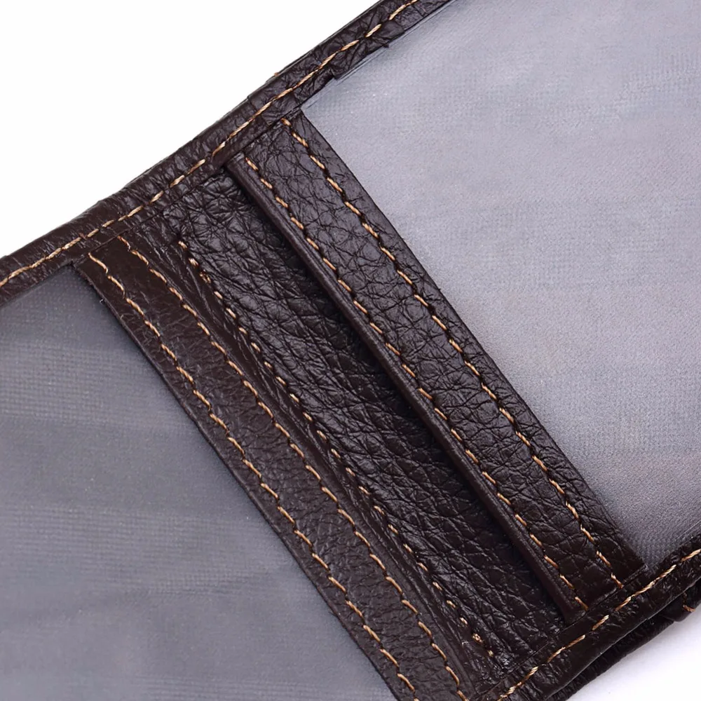 KAVIS 15 отделений натуральная кожа для женщин и мужчин держатель ID карт кошелек