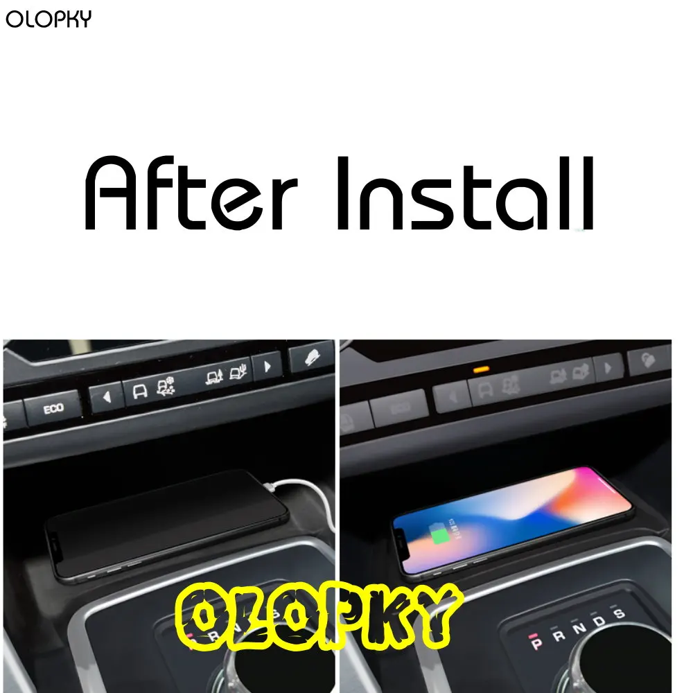 OLOPKY для Range Rover QI Беспроводная зарядка скрытое Беспроводное зарядное устройство
