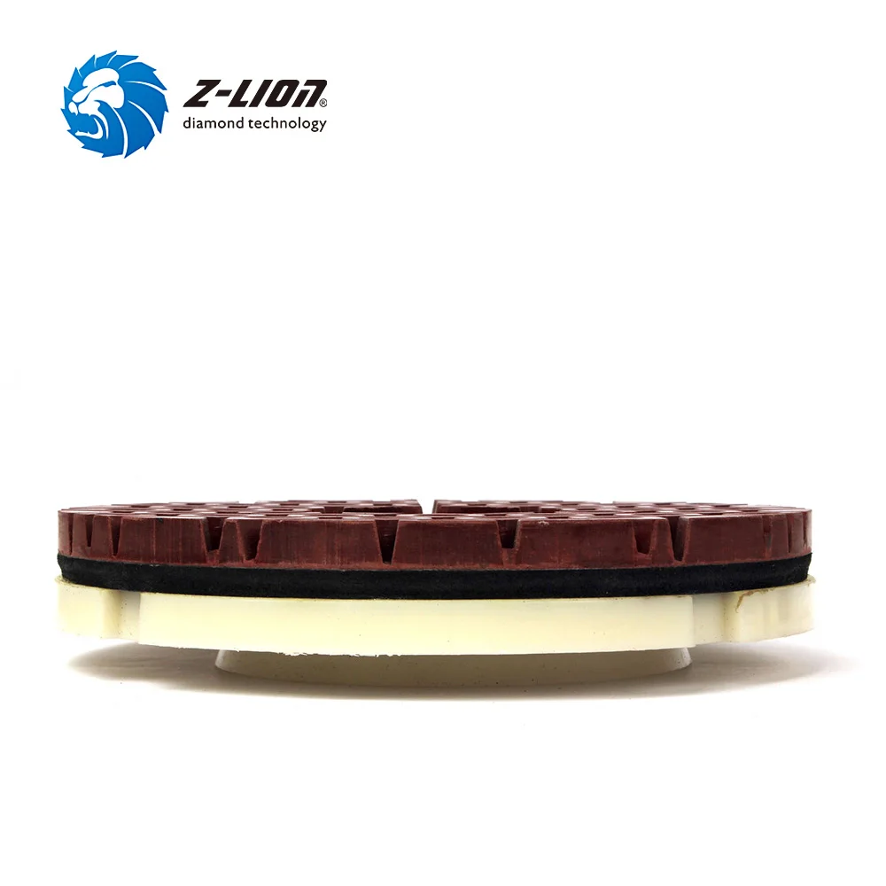 Z LION 6 дюймовые полимерные колодки с алмазными краями гранитом мраморным
