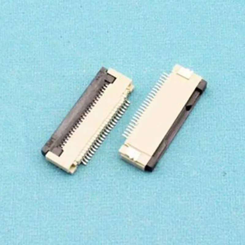 Гибкий плоский кабельный разъем FFC FPC 100 шт./лот 1 0 мм 24P 24pin/way|cable fastener|connector mc4cable ad |