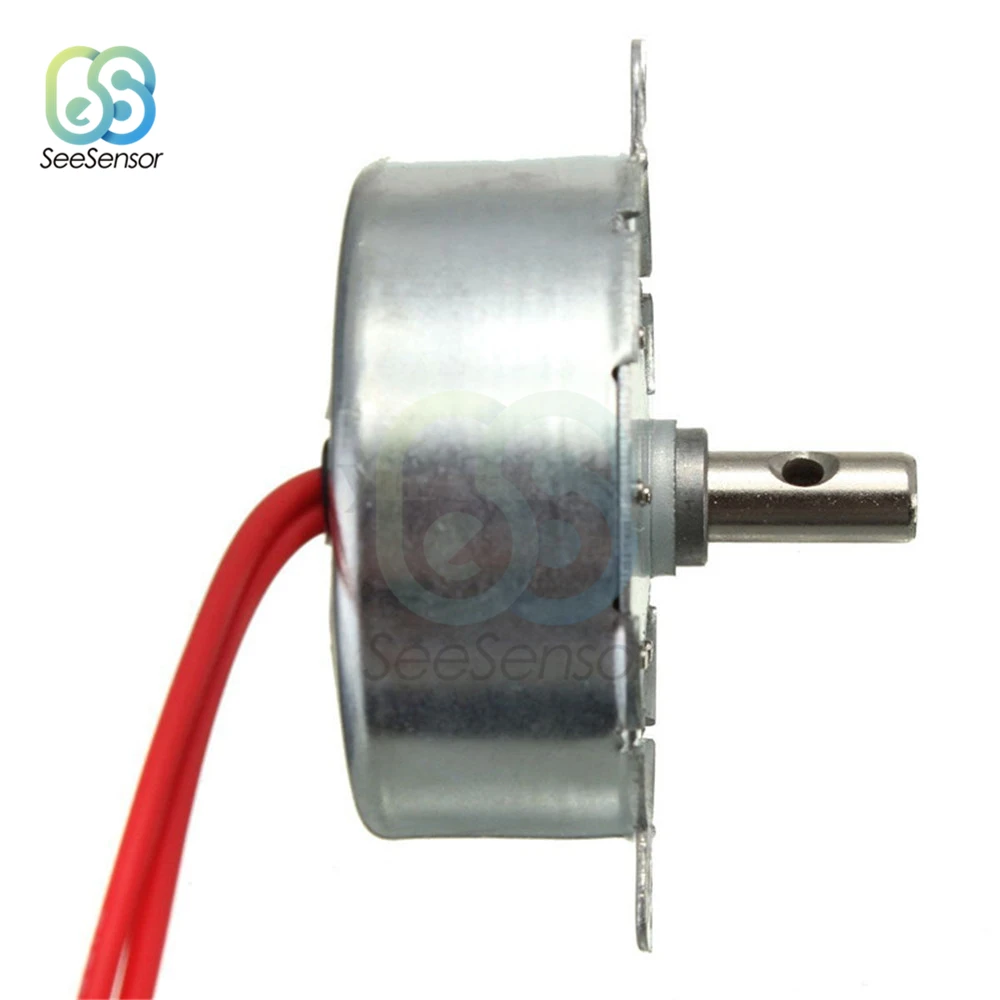 AC 220V 240V переменного тока 12V 50/60 Гц Синхронный двигатель 5-6 об/мин прочный высокий крутящий момент 4 Вт CCW/CW TYC-50