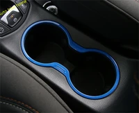 lapetus front seat water cup holder frame decoration cover trim fit for jeep compass 2017 2021 auto accessories