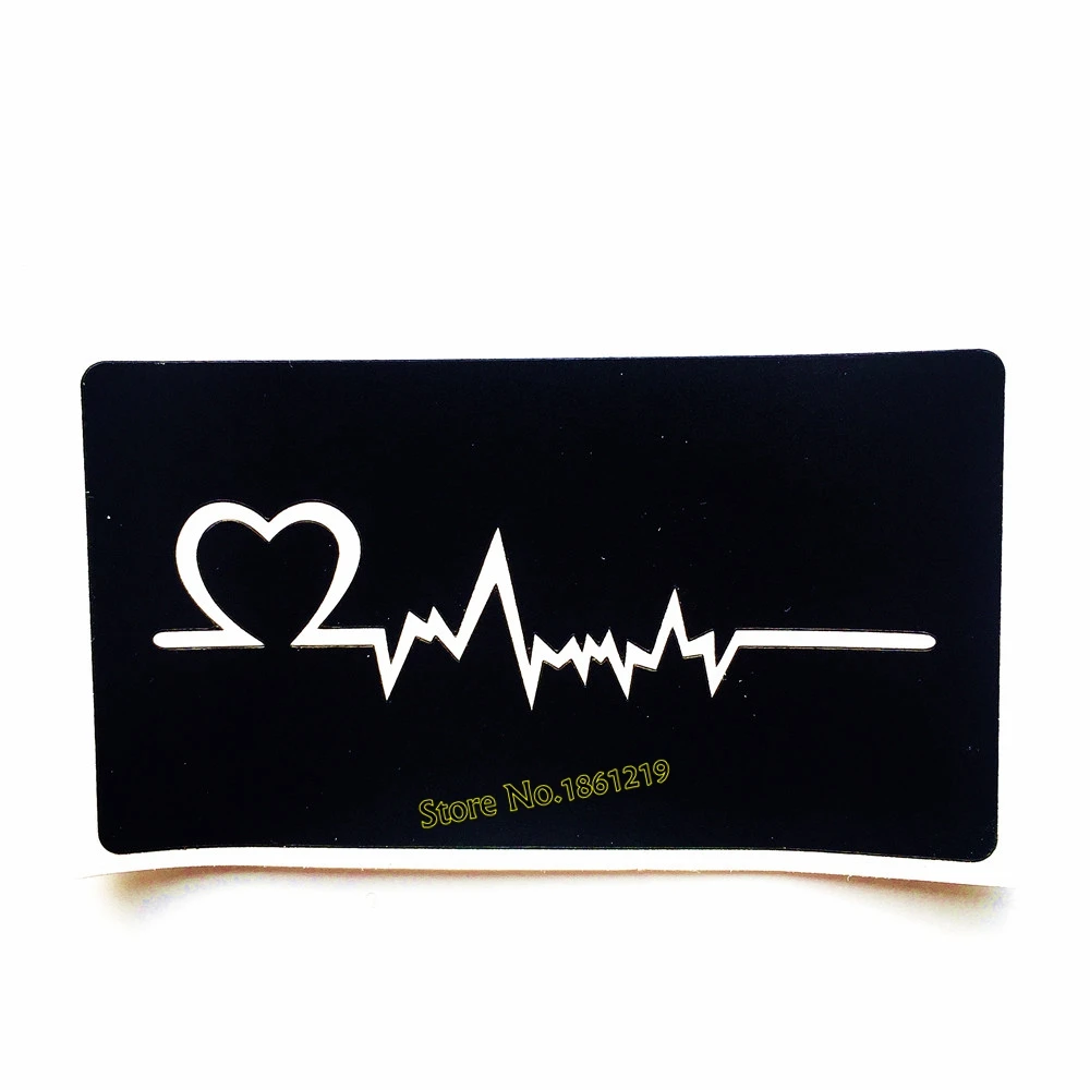 Симпатичный трафарет для татуировок ECG женский боди арт Аэрограф Рисование