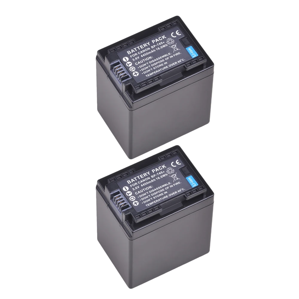 Двойное зарядное устройство USB для Canon HF R306 M506 R32 R48 R38 M52 M56 M60 R36 R46 2 шт.|Цифровые