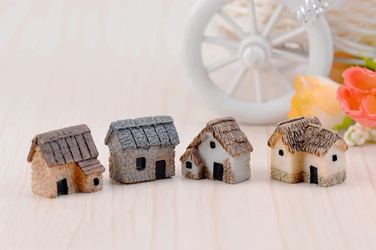 Статуэтка для дома из смолы миниатюрная сказочная фигурка украшения сада