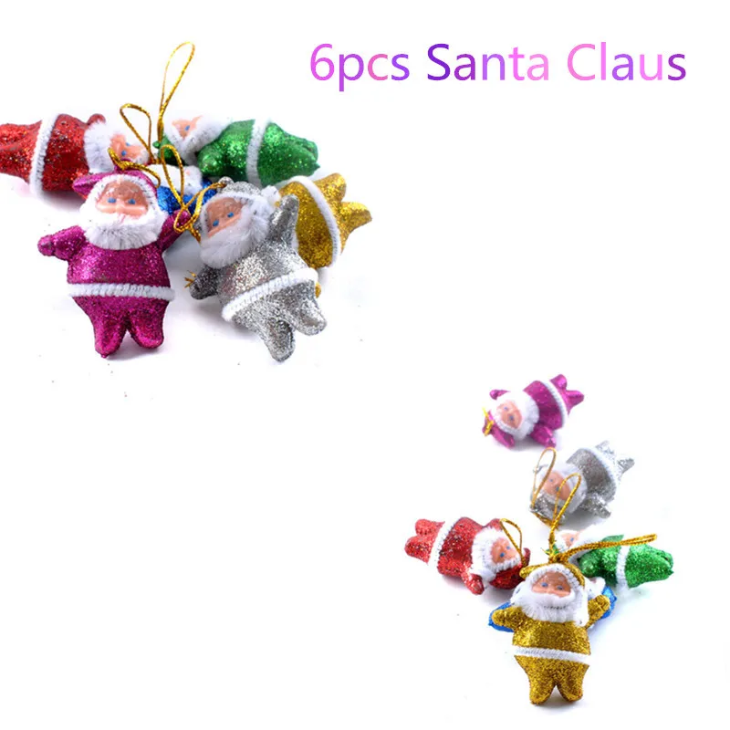 6 шт. декоративные подвески в виде Санта Клауса|Кулоны и подвески| |