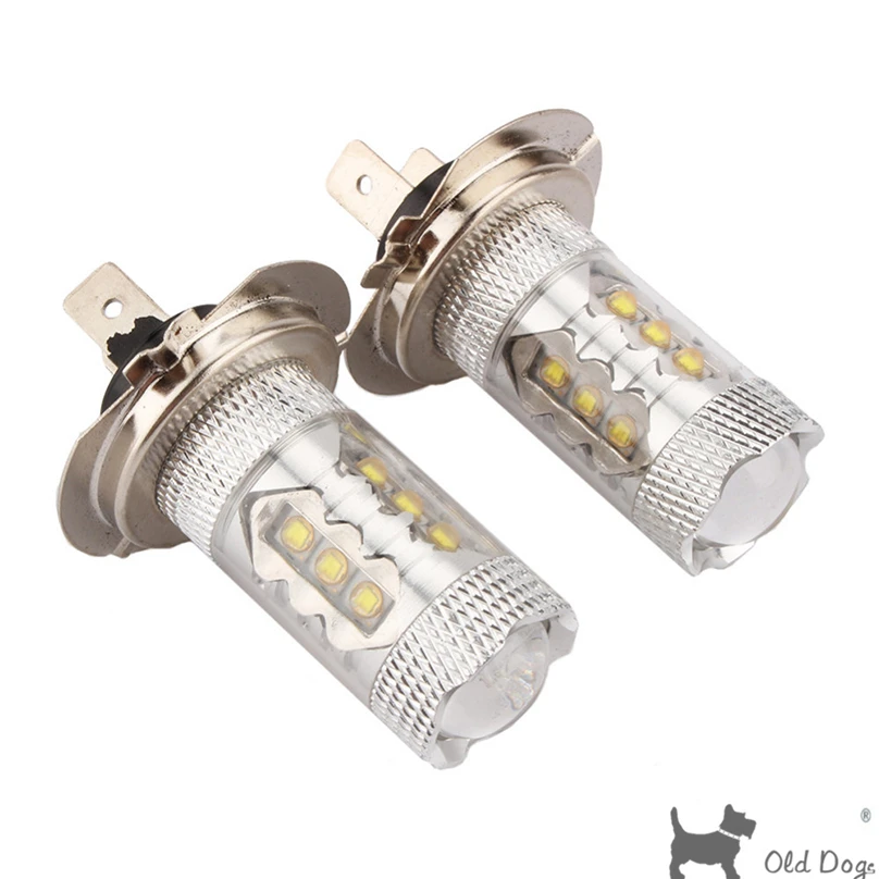 2 шт. H7 противотуманные фары 80 Вт чип Cree Светодиодная противотуманная фара лампа