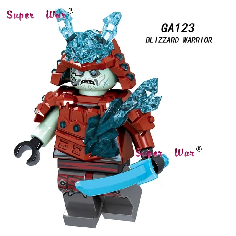 GA123 Одна модель строительных блоков Char Snake Archer Акита меч мастер общий Vex Ice Emperor игрушки для детей - Цвет: GA123