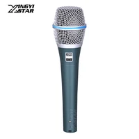 professional cardioid handheld dynamic microphone mike for beta 87a 87c 87 a speaking karaoke mixer audio studio moving coil mic