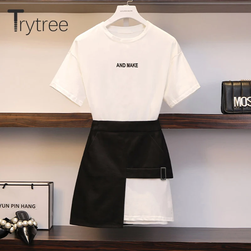 Женский Повседневный костюм Trytree комплект из двух предметов хлопковый Длинный