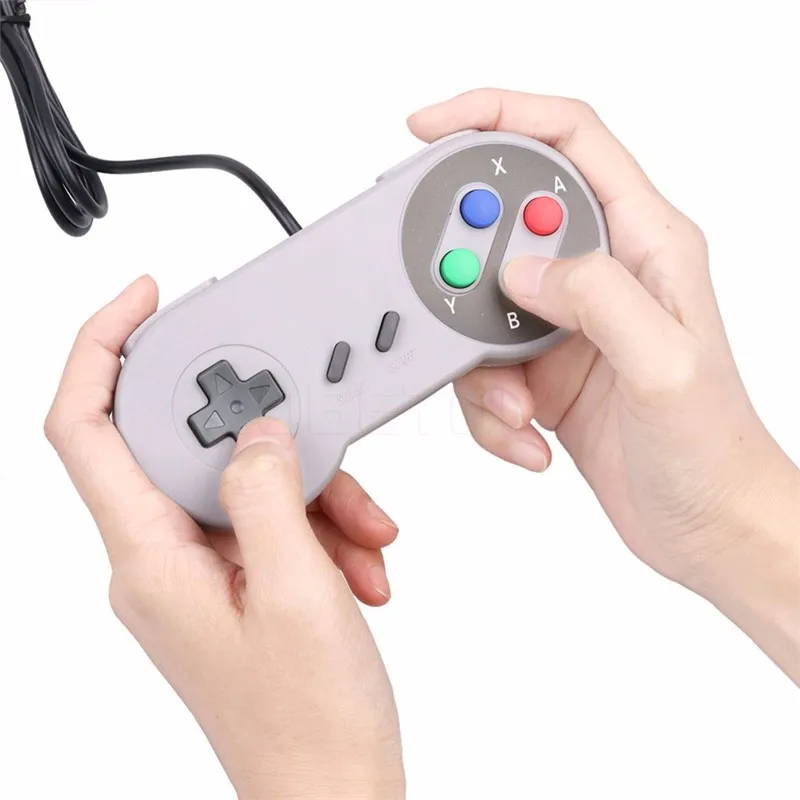 Проводной игровой контроллер джойстик для консоли super nintendo SNES Классический