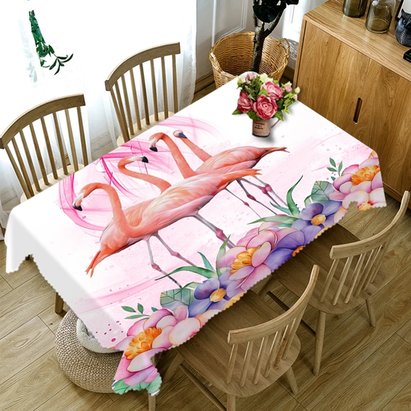 Круглая Скатерть для свадьбы в скандинавском стиле с 3D рисунком красного