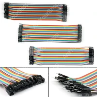 areyourshop 10x 40pcs dupont wire jumper cables 20cm male to male male to female female to female for breadboard