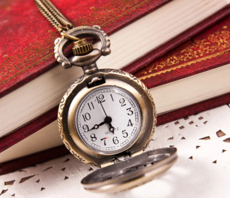 Модные Винтажные бронзовые кварцевые карманные часы в стиле ретро для мужчин и