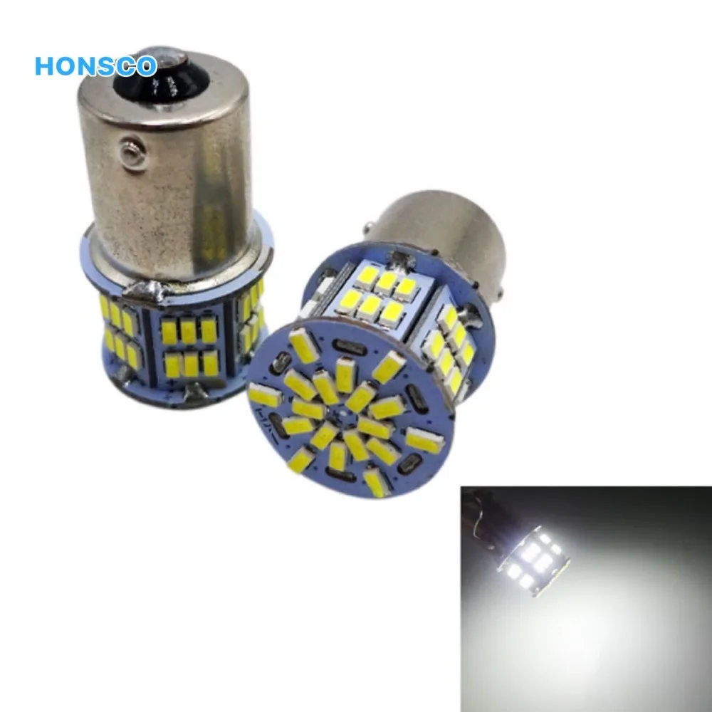 2 шт. автомобильные светодиодсветодиодный лампы 7506 54 SMD 3014 6000 К 12 В|Сигнальная