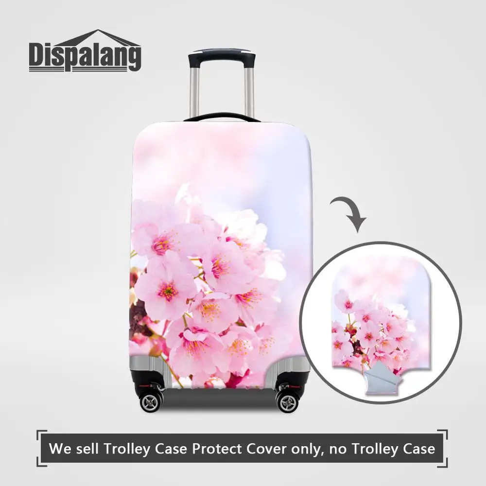 Luggage Cover11 Dispalang чехол с цветочным принтом Защитные чехлы для путешествий аксессуары пылезащитный чехол для багажа для 18-32 дюймов Чехол для костюма чехол - Цвет: Luggage Cover11