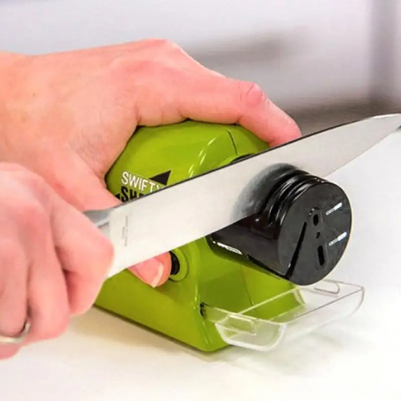 Hot sharpener for knives kitchen accessories Swifty Sharp Precision Power Sharpening Diamond Motorized Knife Sharpener Household | Дом и сад