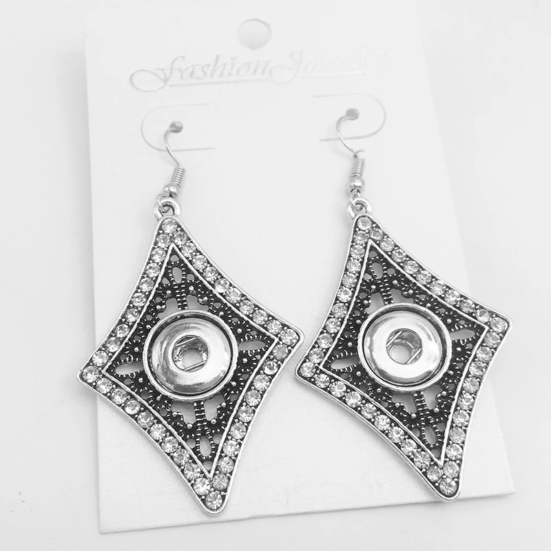 XH622 новые кнопки серьга в виде ожерелье (fit 12 мм снимки)|snap button earrings|snap earringsearring snap |
