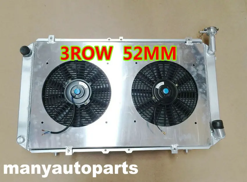 Алюминиевый радиатор + кожух вентиляторы для Nissan Patrol Y60 GQ 4.2L TB42S бензиновый 1987 07|fan
