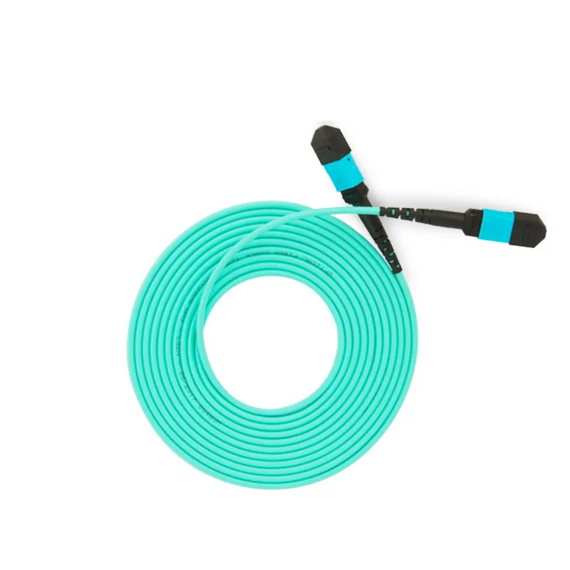 

OM3 MPO-MPO 8 Core Fiber Optic Patch Cord Cable 10GB 50/125 Multimode Fiber Optic Cable 3M