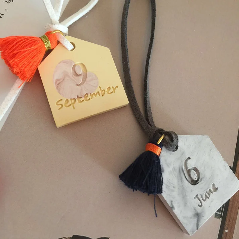 12 месяцев тег воск для ароматерапии планшет силиконовые формы DIY штукатурка