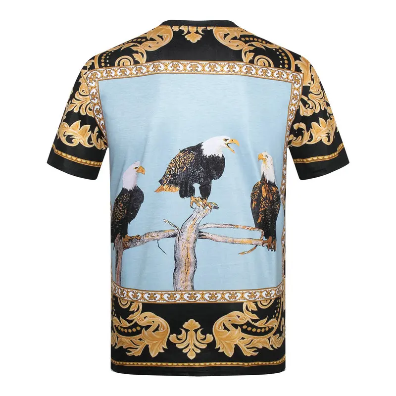 Женская свободная футболка унисекс с 3D-принтом тотемного орла тигра