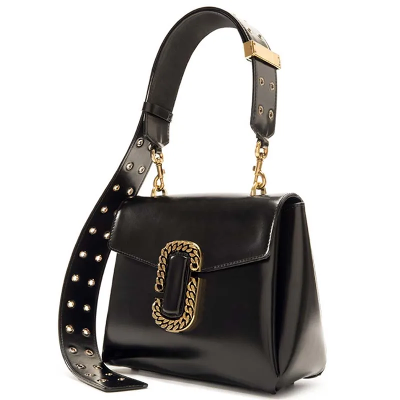 Женщины Кожаная Сумка Новые Горячие Продажи Широкого Плеча Портативный Высокого