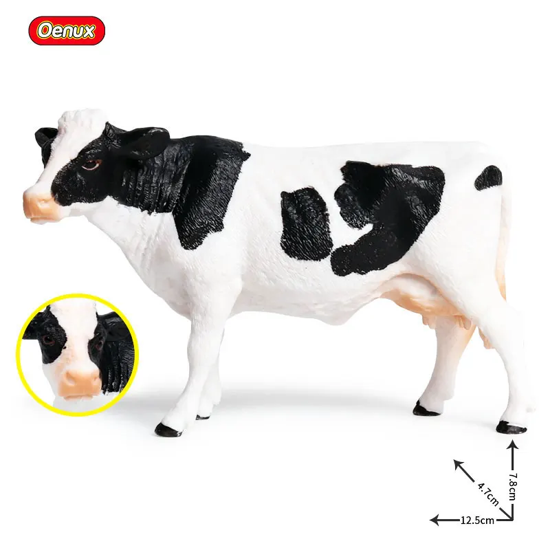 Animal 31 Oenux оригинальные животные, ПВХ Модель, фигурки для разделывания свиньи, утки, курица, гусь, лошадь, модель животного, набор игрушек для детей, подарок - Цвет: Animal 31