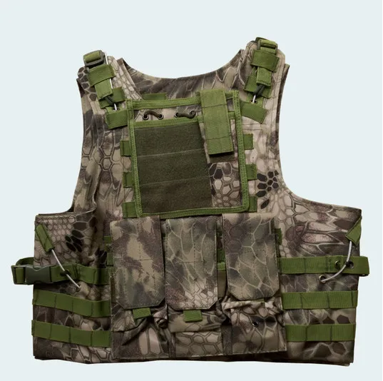 Мужская Уличная камуфляжная охотничья жилетка в стиле джунглей Военная