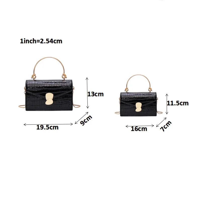 Мини Мода Аллигатор сумки на плечо для женщин из искусственной кожи Tote женские