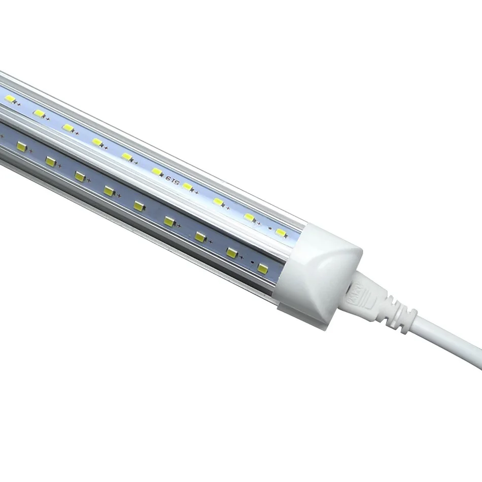 Светодиодный светильник T8 570 мм 20 Вт 2 фута светодиодный супер яркий 2000 лм|light bulb beam