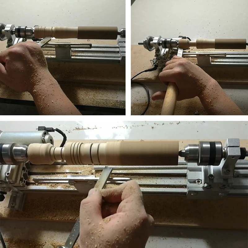 DIY Деревянные Мини токарные станки машина полировщик Настольная пила для