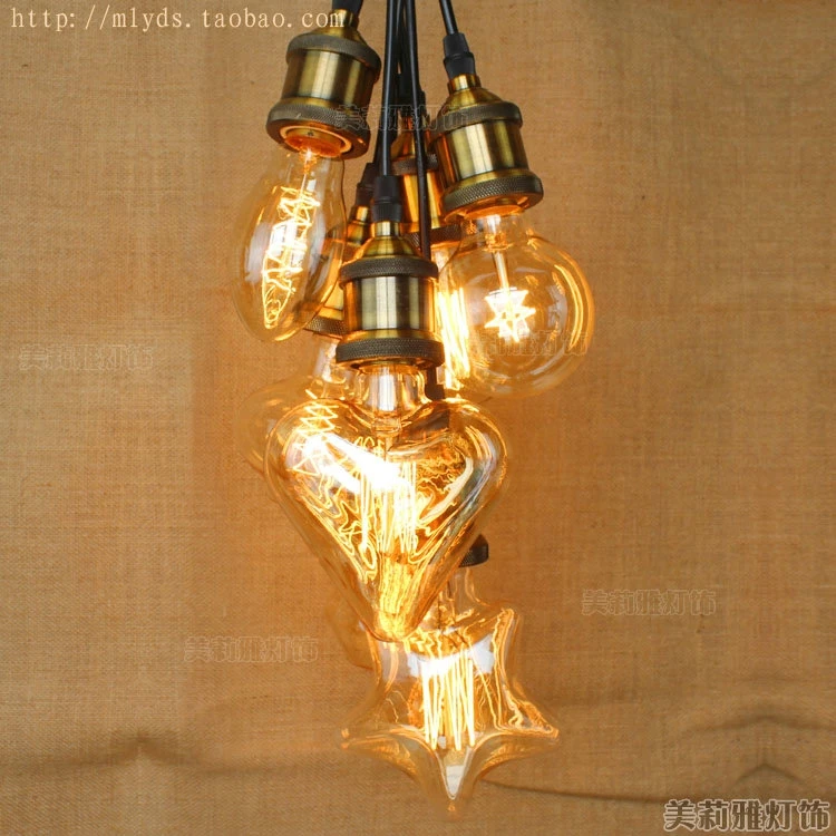Винтажная лампа Эдисона подвесные светильники в американском ретро стиле