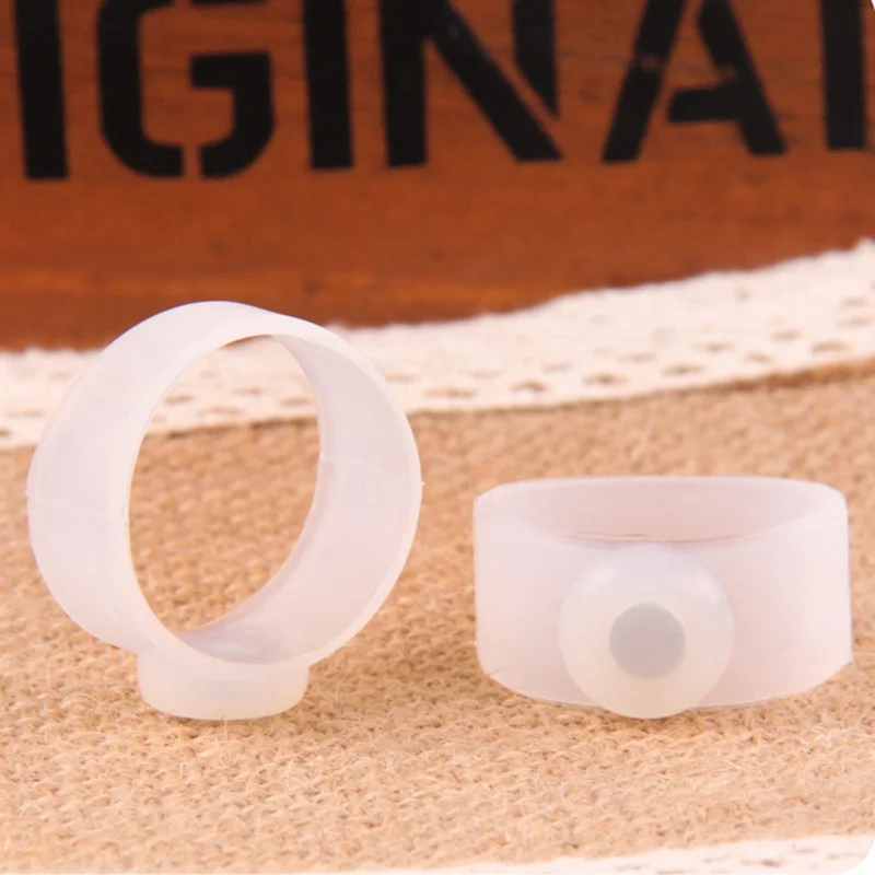 2 шт./лот Магнитный Силиконовый Массаж ног с кольцом сжигание жира для потери Вес