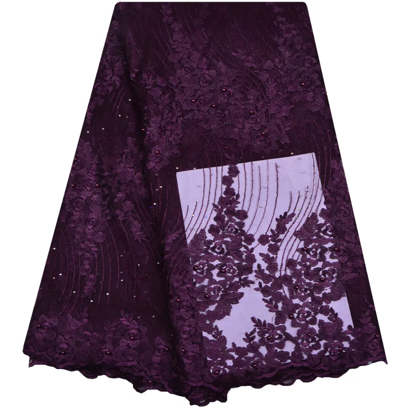 Вышивальная сетчатая кружева ткань высокого качества женское платье материалы